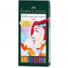 Faber-Castell Artist Pens Basic / 6 Pcs